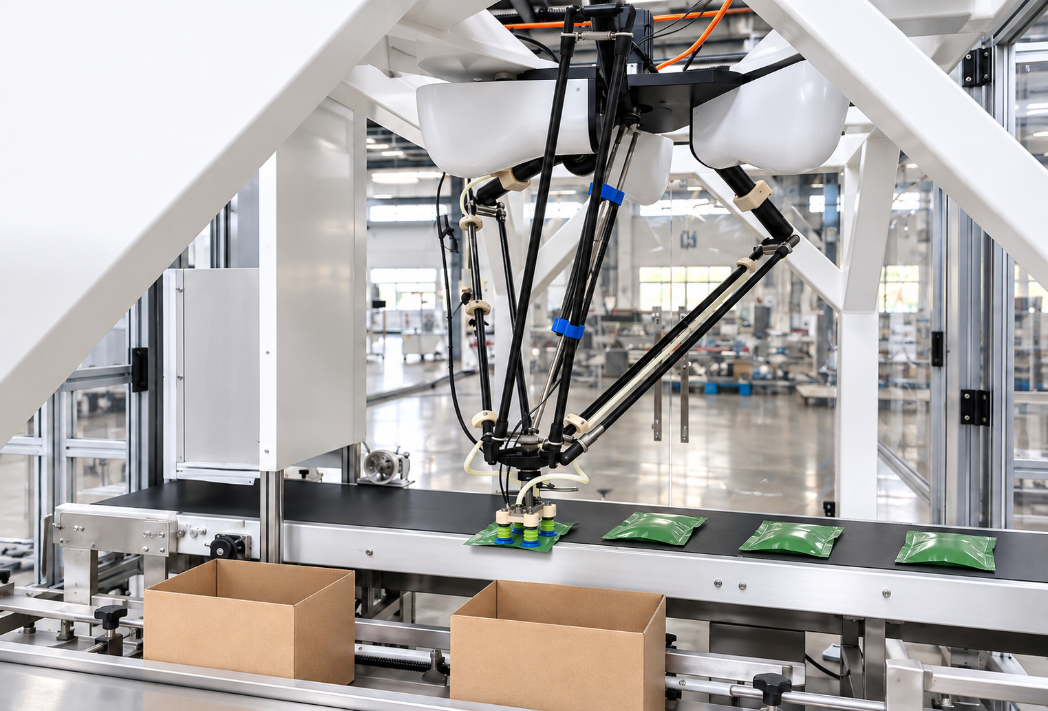 Robot tự động xếp túi vào thùng carton VNSR10/20