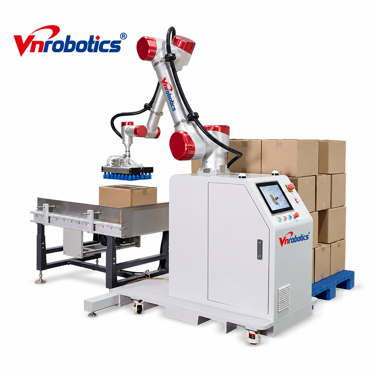 Robot xếp thùng lên pallet tự động 30 kg - VNR1800-30